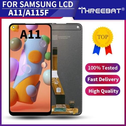 Original For Samsung Galaxy A11 LCD Display Touch Screen Assembly with frame For Samsung A115F A115F/DS Lcd Replacement Parts