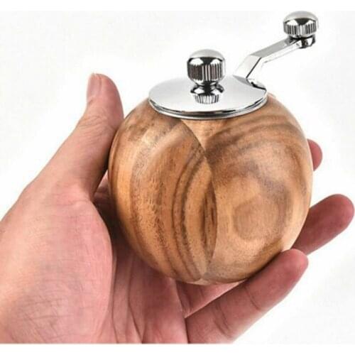Manual Pepper Mill Thumb Push Salt Pepper Spice Sauce Grinder Mill Shakers Kitchen Tools Handmade Handy Manual Spice Mill