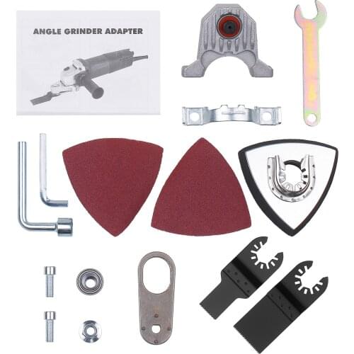 Universal Machine Tool Kit Multi-function Cutting Machine Transfer Accessory Set Saw Blade Wrench Sanding Pad Transfer Adapter