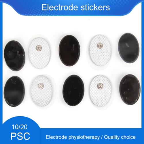 10/20pcs White mini button massage Pads Tens Therapeutic Acupuncture Therapy Massager Therapeutic Pulse Massage lose weigh