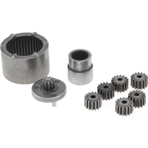 15 Teeth Single Speed Charging Drill Gear Set 12V Reduction Gear Accessories Planetary Gear Set for Motor