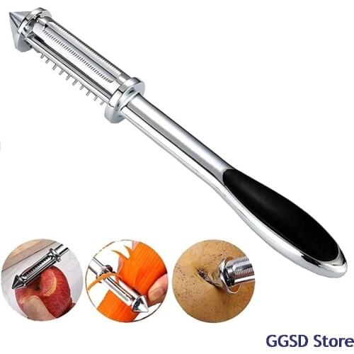 3 in 1 Fruit Vegetable Peeler Slicer Grater for Potato Carrot Peeler Grater Apple Fruit Peeling Knife Cutter Kitchen Accessories