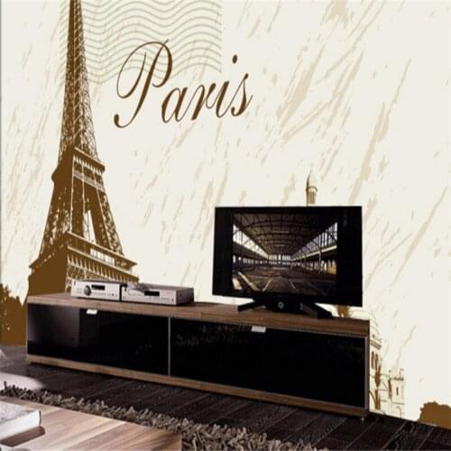 Wallpapers Youman 3d photo wallpaper wall murals 3d wallpaper Paris Eiffel Tower TV background wall home decor for bedding room