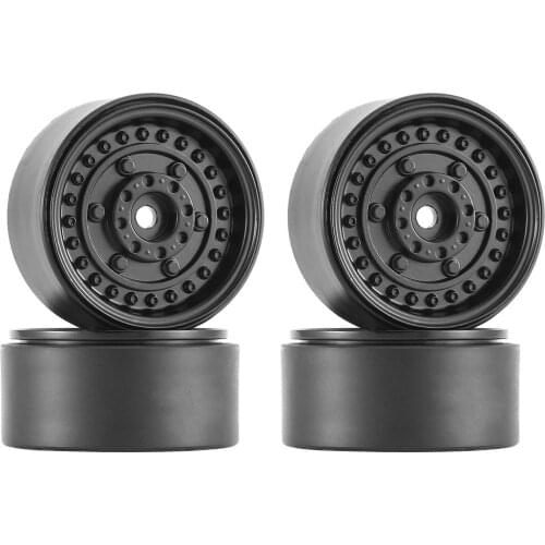 4pcs G06 1.9" Beadlock Wheel Rim For 1/10 Remote Control Car TRX4 GEN8 MST 1.9 Inch Bead-rim With Fixed Bead