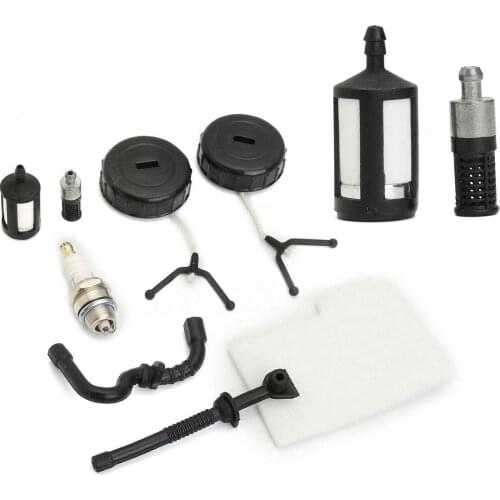 7X Fuel Oil Gas Cap Air Fuel Filter Line For 017 018 MS170 MS180 Chainsaw New