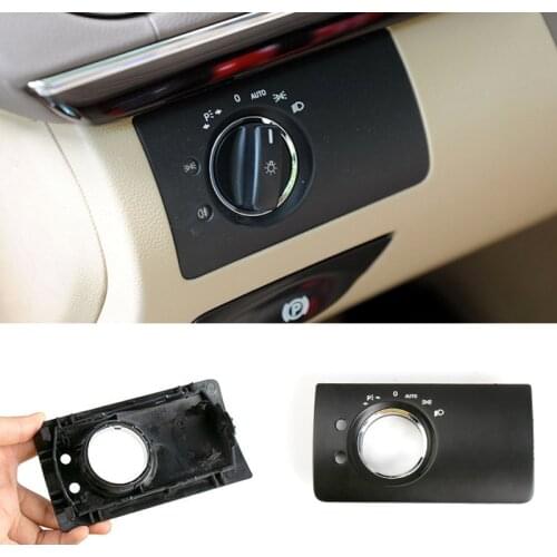Car Interior Accessories Front Headlight Switch Button Panel Trim Cover for Benz W164 ML GL 300 350 450 500 2007-2011