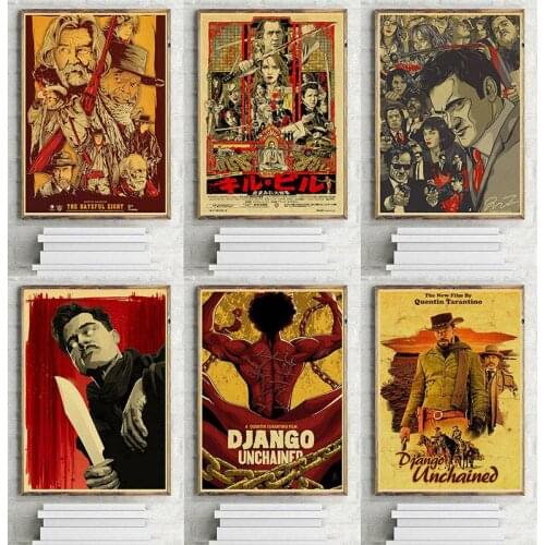 5D DIY Diamond Painting Quentin Tarantino Series Movie Vintage Poster Cross Stitch Diamond Embroidery Mosaic Home Decor