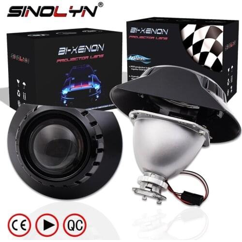 Sinolyn H7 Projector Headlight For BMW E46 Coupe Tuning 325i 328i 330Ci Wagon/Sedan Halogen Lens Mini 2.5 Bi-xenon Accessories