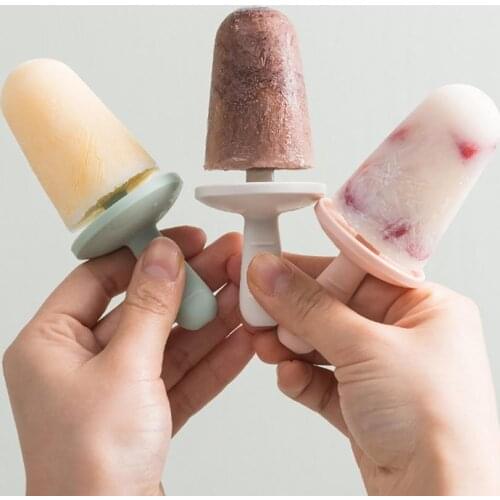 Ice Cream Mold Stable Base Skidding Prevent Drip-proof Design Kid Easy Release Ice Cream Molds for Home box