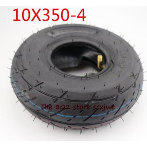 Super quality scooter Mini moto part 10x350-4 inner and outer tyre 10x3.50-4 tube tire Mini Moto for 4 inch wheel hub