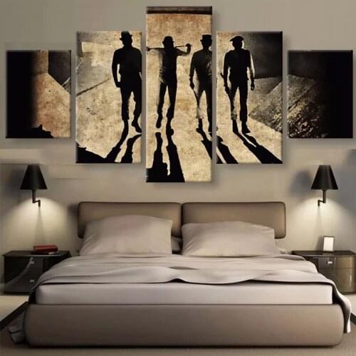 Modular Picture Hd Printing Wall Art Canvas Frame 5 Clockwork Character Painting Movie Poster Living Room Decoration