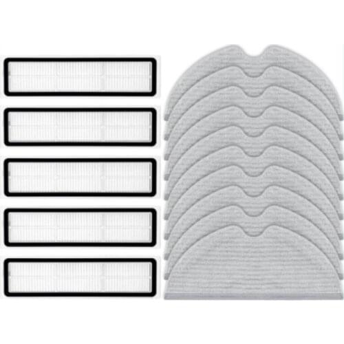 Hepa Filter and Mop Rag Pad Replacement Kit for Xiaomi Dreame Bot L10 Pro D9 Robotic Vacuum Cleaner Parts
