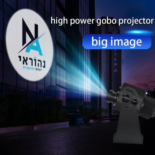 Outdoor Waterproof 150w Rotating Gobo Projector Custom Led Advertising Image Sign Far Distance Logo Light Projector