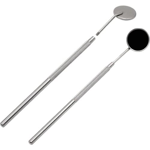 5pcs Dental Mouth Mirror Reflector With Stainless Steel Handle Eyelash Extension Equipment Oral Care Teeth Whitening Tools