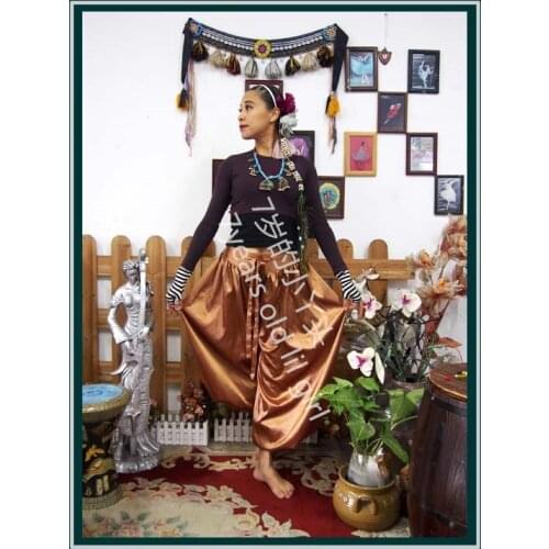 Belly Dance Harem Pants Satin Silk Tribal Bloomers GA113 121