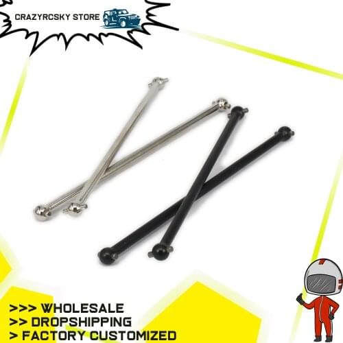Alloy 2PCS Dogbone 61 63 70 77 84 87 89.5 101mm universal shaft for 1/10 RC Car HPI HSP Traxxas Losi Axial Kyosho Tamiya Himoto