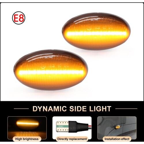 LED Blinker Dynamic Side Marker Light Repeater Indicator Lamp For Benz Smart W450 W452 A-Class W168 Vito W639 W447 Citan W415