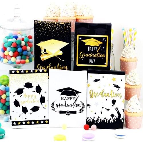 Graduation Birthday Party Supplies Graduation Boxes Cups Centerpiece Favor Bags Bottle Labels Cake Topper Straws Party Supplies