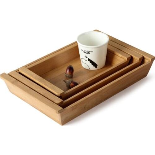 Three Size Vintage Art Wooden Box Storage Boxes & Bins Sundries Tray Wood Crafts Gift Box Wooden Boxes Decorative Storage Holder