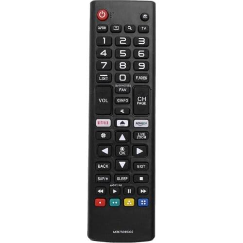 New Replacement Universal TV Remote Control AKB75095307/5303 433MHz Learning Remote Control for LG 55LJ550M 32LJ550B Netflix