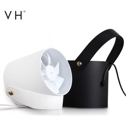 VH Fan Stylish Double-blade Mute Cycle Desktop silent fan low noise Touch Sensor Switch and Second Gear Adjustable