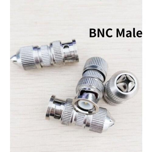 High Quality Product 10pcs/20pcs/50pcs/100pcs BNC Male To Cable Connector Adapter Easier Surveillance CCTV Camera Installation