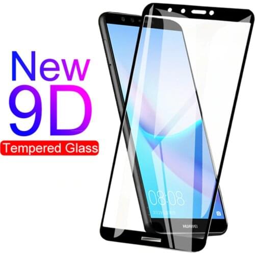 9D Tempered Glass For Huawei Y7 Y6 Y5 Prime 2018 Y9 Prime Y7 2019 Protective Glass For huawei Y9 Y6 Y7 Pro 2019 Screen Protector