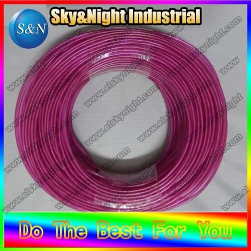 2.3mm-Flexible Neon El wire 100M/Roll with Purple color without Inverter +Free shipping