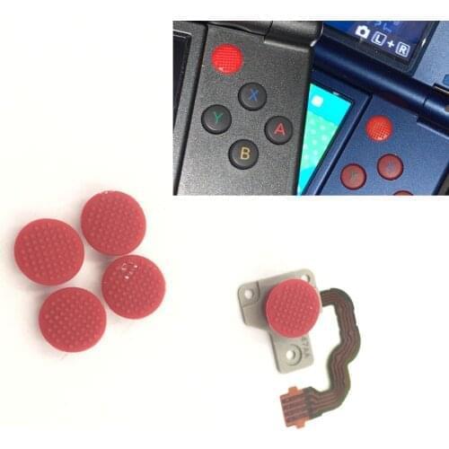20PCS Red For NEW 3DS C Button Stick Joystick Cap C Analog Controller Joystick Cap For New 3DS XL LL