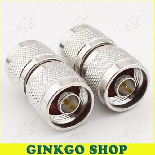 5pcs/lot NJ-NJ Double Male Connector 1 to 2 of Male N-type Male Straight Connector