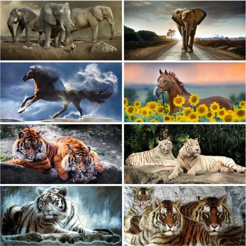 5d DiY Full Diamond Painting Mosaic Wolf Animal Needlework Rhinestones Embroidery Cross Stitch Set Home Wall Decoration Art Gift