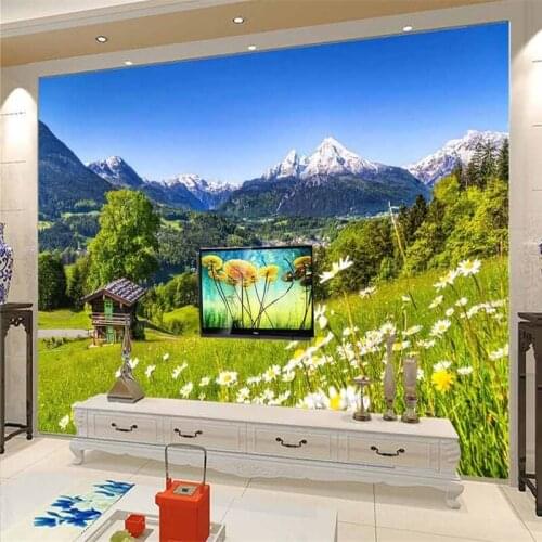 Beibehang Custom any size 3D landscape infinite bedroom TV background wallpaper home decoration wallpaper papier peint