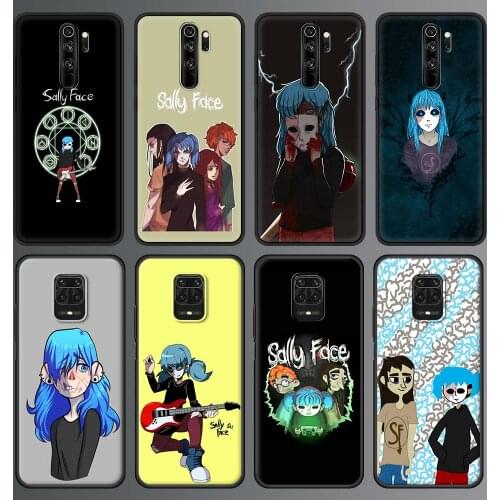 Phone Case for Xiaomi Redmi Note 9S 8 Pro 9 10 8T 7 9C 9A 7A 8A K40 Pro Soft Silicone TPU Back Cover Sally Face Game