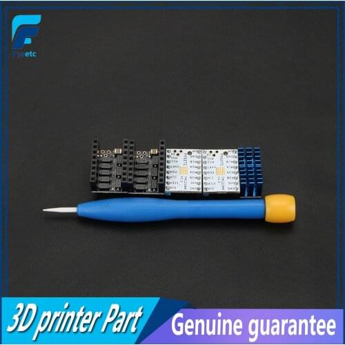2pcs Latest Version TMC2208 V1.2 + Protector Freely Using UART Flying Wire Stepping Motor Mute Driver Stepstick 3D Printer Parts