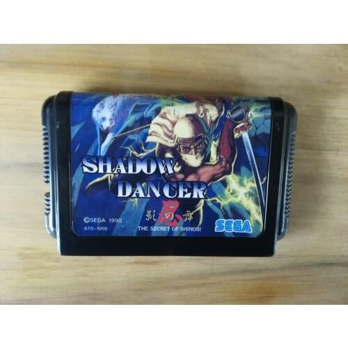 MD Game : SHADOW DANCER THE SECRET OF SHINOBI ( Japan Version!! )