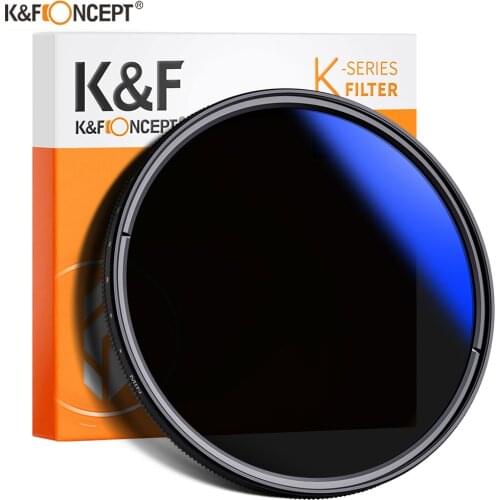 K&F CONCEPT ND Filter ND2 to ND400 ND Lens Filter Slim Fader Variable Adjustable Neutral Density 49mm 52mm 58mm 62mm 67mm