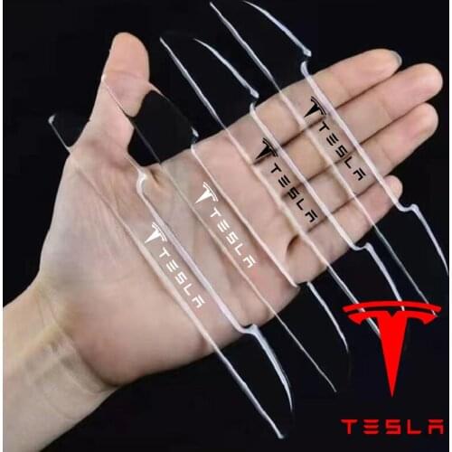Car door anti-collision strip decoration modification For Tesla MODEL3 MODEL 3 S X Y Auto Accessories sticker