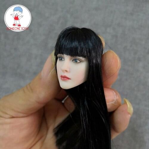1/6 Scale Girl Head Sculpt Pale Skin Cute Girl Loli Head Sculpt for 12" Action Figures