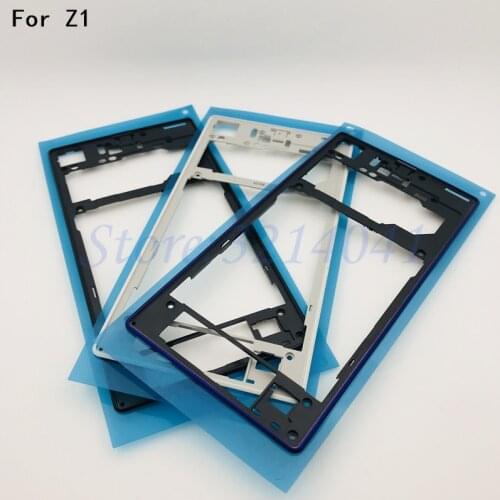 Good quality New Replacement Housing Plastic Back Middle Frame Back Cover Frame For Sony Xperia Z1 L39H C6902 C6903