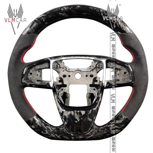 Private custom carbon fiber steering wheel/trims for Honda Civic Fc1