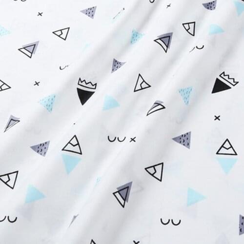 Cartoon Pattern Twill Cotton Fabrics Sewing for Baby Bedding Quilts Clothes Cloth Lemon Flower Print Fabric Per Meter DIY Handma