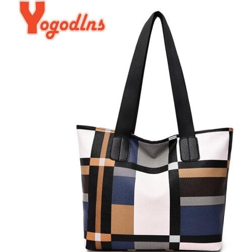 Yogodlns Ladies Large Capacity PU Leather Fashion Luxury Shoulder Bags Women Brief Casual Shopping Bolsa