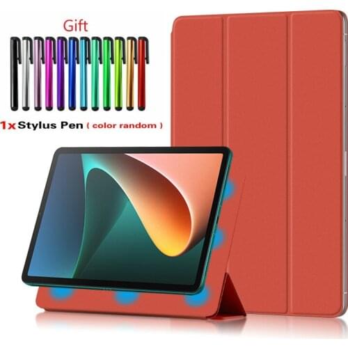 For MiPad 5 Slim Smart Stand Shell For Xiaomi MiPad 5 Pro 11" 2021 Tablet Cover Strong Magnetic Adsorption Protector Case+Pen
