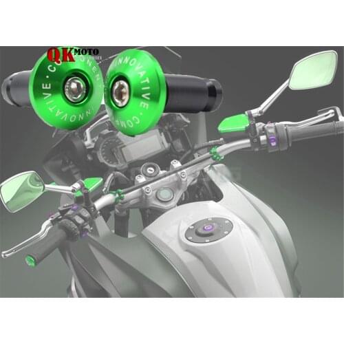 Universal 22mm 7/8"" Motorcycle CNC Aluminum Handlebar Grips Bar Ends Sliders For honda hornet 600 tmax honda shadow dirt bike