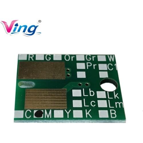 Generic 1000ml One-time Chip for Mimaki LUS210 Cartridge,6pcs/set(C,M,Y,K,W,CL)