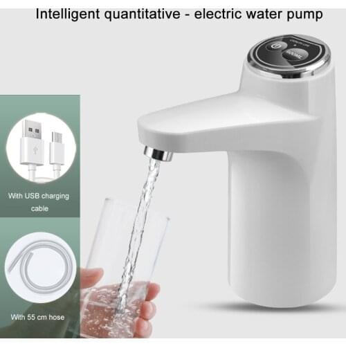 USB Charging Water Pump Touch Control Electric Water Dispenser Gallon Drinking Bottle Switch for Home Kitchen Supplies