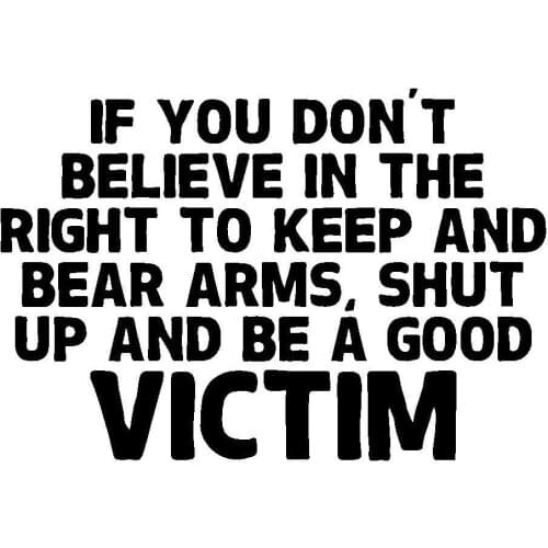 Amendment Right Gun Vinyl Decal Sticker Truck Diesel Car Hunting Funny Accessories Motorcycle Helmet Car Styling