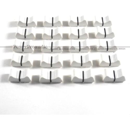 20pcs Mixer fader Slider Fader Knobs replace FOR ALLEN & HEATH XONE 1D 2D 3D 4D 32 62 464 S2 white color