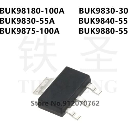 10PCS/LOT BUK98180-100A BUK9830-30 BUK9830-55A BUK9840-55 BUK9875-100A BUK9880-55 SOT-223