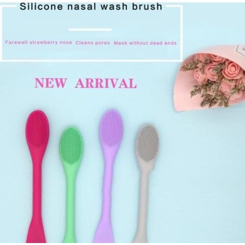 2pcs Silicone Face Mask Brush Applicator Makeup Brush Double-Ended Facial Masks Brushes for Mud Clay Charcoal Mixed Mask Soft C